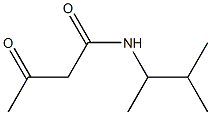 N-(3-methylbutan-2-yl)-3-oxobutanamide Structure