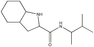 N-(3-methylbutan-2-yl)-octahydro-1H-indole-2-carboxamide Structure