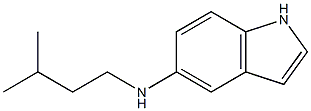 N-(3-methylbutyl)-1H-indol-5-amine 구조식 이미지