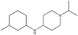 N-(3-methylcyclohexyl)-1-(propan-2-yl)piperidin-4-amine 구조식 이미지