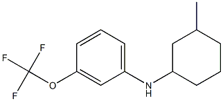 N-(3-methylcyclohexyl)-3-(trifluoromethoxy)aniline 구조식 이미지
