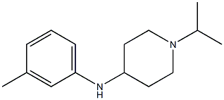 N-(3-methylphenyl)-1-(propan-2-yl)piperidin-4-amine 구조식 이미지