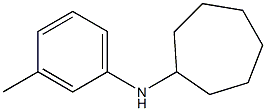 N-(3-methylphenyl)cycloheptanamine Structure