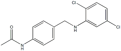 N-(4-{[(2,5-dichlorophenyl)amino]methyl}phenyl)acetamide 구조식 이미지