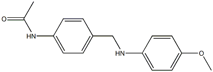 N-(4-{[(4-methoxyphenyl)amino]methyl}phenyl)acetamide Structure