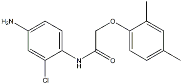 N-(4-amino-2-chlorophenyl)-2-(2,4-dimethylphenoxy)acetamide Structure