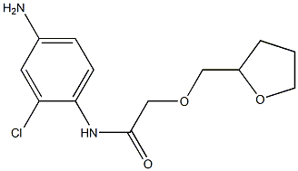 N-(4-amino-2-chlorophenyl)-2-(oxolan-2-ylmethoxy)acetamide 구조식 이미지