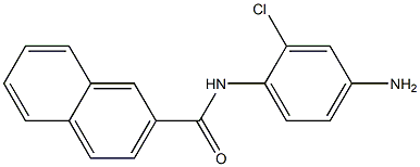 N-(4-amino-2-chlorophenyl)-2-naphthamide 구조식 이미지