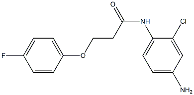 N-(4-amino-2-chlorophenyl)-3-(4-fluorophenoxy)propanamide Structure