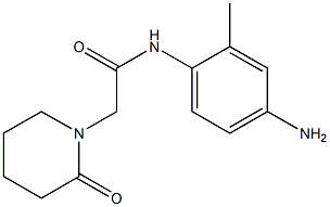 N-(4-amino-2-methylphenyl)-2-(2-oxopiperidin-1-yl)acetamide 구조식 이미지