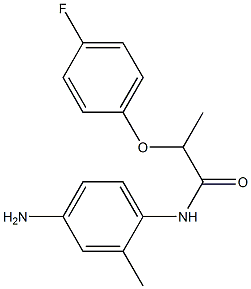 N-(4-amino-2-methylphenyl)-2-(4-fluorophenoxy)propanamide 구조식 이미지