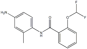 N-(4-amino-2-methylphenyl)-2-(difluoromethoxy)benzamide Structure