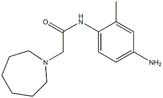 N-(4-amino-2-methylphenyl)-2-azepan-1-ylacetamide 구조식 이미지