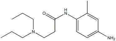 N-(4-amino-2-methylphenyl)-3-(dipropylamino)propanamide Structure