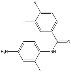 N-(4-amino-2-methylphenyl)-3,4-difluorobenzamide 구조식 이미지