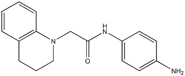 N-(4-aminophenyl)-2-(3,4-dihydroquinolin-1(2H)-yl)acetamide Structure