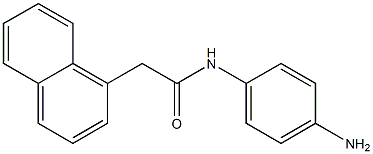 N-(4-aminophenyl)-2-(naphthalen-1-yl)acetamide Structure