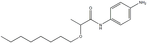 N-(4-aminophenyl)-2-(octyloxy)propanamide Structure