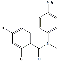 N-(4-aminophenyl)-2,4-dichloro-N-methylbenzamide 구조식 이미지