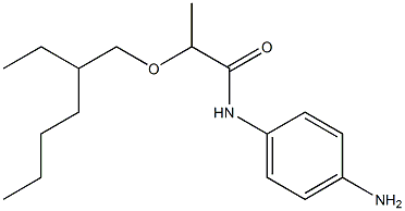 N-(4-aminophenyl)-2-[(2-ethylhexyl)oxy]propanamide Structure