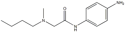 N-(4-aminophenyl)-2-[butyl(methyl)amino]acetamide Structure