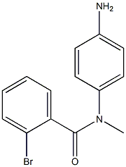 N-(4-aminophenyl)-2-bromo-N-methylbenzamide Structure