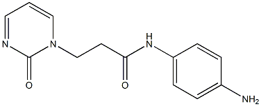 N-(4-aminophenyl)-3-(2-oxopyrimidin-1(2H)-yl)propanamide Structure