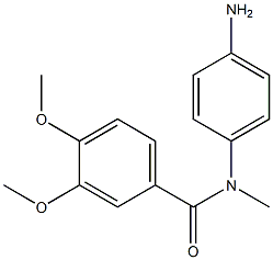 N-(4-aminophenyl)-3,4-dimethoxy-N-methylbenzamide Structure