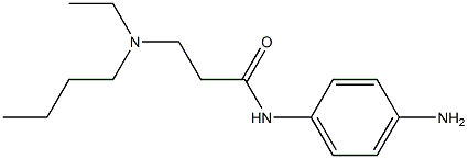 N-(4-aminophenyl)-3-[butyl(ethyl)amino]propanamide 구조식 이미지