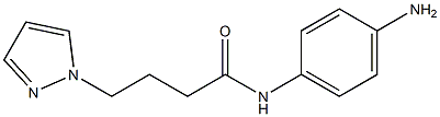 N-(4-aminophenyl)-4-(1H-pyrazol-1-yl)butanamide 구조식 이미지