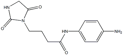 N-(4-aminophenyl)-4-(2,5-dioxoimidazolidin-1-yl)butanamide Structure