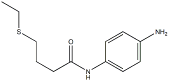 N-(4-aminophenyl)-4-(ethylsulfanyl)butanamide 구조식 이미지