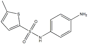 N-(4-aminophenyl)-5-methylthiophene-2-sulfonamide 구조식 이미지