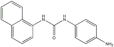 N-(4-aminophenyl)-N'-1-naphthylurea 구조식 이미지