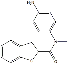 N-(4-aminophenyl)-N-methyl-2,3-dihydro-1-benzofuran-2-carboxamide 구조식 이미지