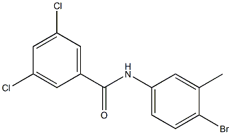 N-(4-bromo-3-methylphenyl)-3,5-dichlorobenzamide 구조식 이미지