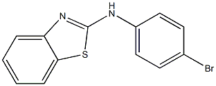 N-(4-bromophenyl)-1,3-benzothiazol-2-amine Structure