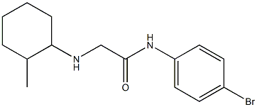 N-(4-bromophenyl)-2-[(2-methylcyclohexyl)amino]acetamide 구조식 이미지
