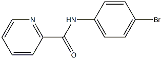N-(4-bromophenyl)pyridine-2-carboxamide 구조식 이미지