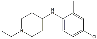 N-(4-chloro-2-methylphenyl)-1-ethylpiperidin-4-amine Structure