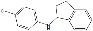 N-(4-chlorophenyl)-2,3-dihydro-1H-inden-1-amine Structure