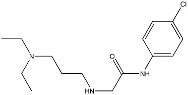 N-(4-chlorophenyl)-2-{[3-(diethylamino)propyl]amino}acetamide Structure