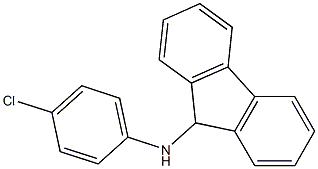 N-(4-chlorophenyl)-9H-fluoren-9-amine Structure