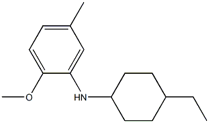 N-(4-ethylcyclohexyl)-2-methoxy-5-methylaniline 구조식 이미지