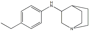 N-(4-ethylphenyl)-1-azabicyclo[2.2.2]octan-3-amine 구조식 이미지