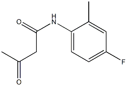 N-(4-fluoro-2-methylphenyl)-3-oxobutanamide Structure