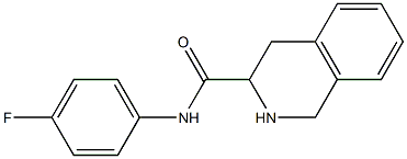 N-(4-fluorophenyl)-1,2,3,4-tetrahydroisoquinoline-3-carboxamide 구조식 이미지