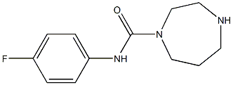 N-(4-fluorophenyl)-1,4-diazepane-1-carboxamide 구조식 이미지