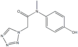 N-(4-hydroxyphenyl)-N-methyl-2-(1H-1,2,3,4-tetrazol-1-yl)acetamide Structure