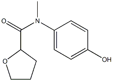 N-(4-hydroxyphenyl)-N-methyloxolane-2-carboxamide 구조식 이미지